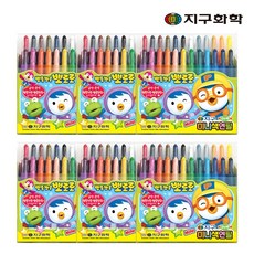 지구화학 뽀로로 미니 색연필, 24색, 6세트