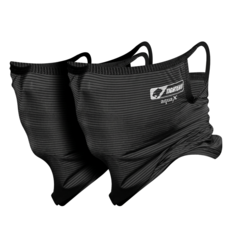 쿨 귀걸이 멀티스카프 (2개입), 블랙