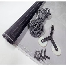 메쉬코리아 미세 촘촘 방충망 셀프교체 풀세트 1, 1개