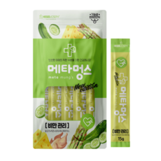 메타멍스 강아지 기능성 츄르 비만관리 15gX5개입, 1개, 간+장건강, 15g