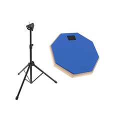드럼 나무 고무 매트 교육용 조절 스탠드가 타악기, 1개, 1. Blue Full Kit