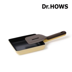 韓國Dr.HOWS NEO 玉子燒鍋(附鍋鏟)-黃, 1個, 20cm