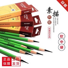 臺灣熱銷 臺灣熱銷 尼奧尼炭筆套裝素描碳筆美術生軟炭特軟速寫手繪碳畫筆尼奧尼碳筆, 1個, 【組合裝】6支特軟+6支軟,其它