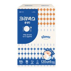 유한킴벌리 크리넥스 홈냅킨 120매 6개입 x 1팩 /각티슈/냅킨, 1개, 6개