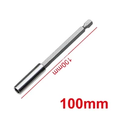 60 150mm 육각형 핸들 드라이버 홀더 연장 긴 스크류 연결봉 팁 연장봉 비트, A3 1pc 100mm
