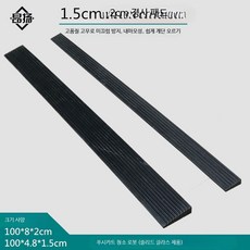 상가 문턱경사로 슬로프 경사판 경사형 고무 문턱 패드 높이조절 삼각형, X_100x15x3.5cm 실속형, 1개
