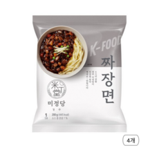 미정당 짜장면 200g, 4개