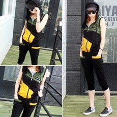 Aiya 女童夏季新款短袖訓練套裝【女款夏季】ROMID