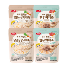 베베스트 아이 맛있는 야채죽 2종 4개 (한우 야채죽 2개 + 닭안심살 야채죽 2개), 1개