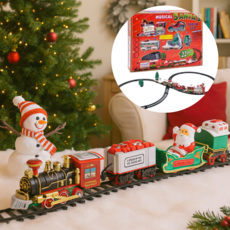 그랩온 크리스마스 기차세트 어린이선물, 1개