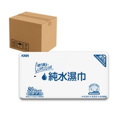 康乃馨 純水濕巾 補充包, 3箱, 12個裝, 80g