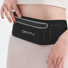 모스터 초경량 방수 슬림 러닝 백 런닝 벨트 핸드폰 허리밴드, 블랙