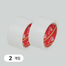 이레원 화이트 다양한 컬러 박스 포장 테이프 48mm x 40m 포장용 색깔 OPP, 2개