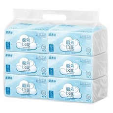 潔柔淨 雲朵3層厚衛生紙 150抽, 1套, 6個裝