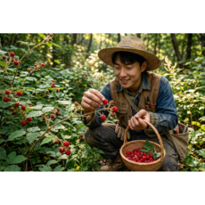제철 산딸기 생과 국내산 경북 당일수확 고당도 산지직송, 2개, 250g