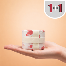 베아노 초슬림 휴대용 장바구니 다용도 쇼핑백 3초 완성, 2개, 화이트캐럿