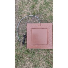 翔安 FRP保溫板 33cm*33cm 乾濕兩用 硬式加溫墊 遠紅外線 加濕型 保溫保暖墊 貓狗 兩棲爬蟲 烏龜 育苗, 1個, 咖啡色,機械式無段調溫器&有孔膠片, 咖啡色