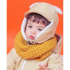 C24801 와플와플 니트 아기 키즈 넥워머