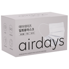 에어데이즈 비말차단 마스크 대형 KF-AD, 2개, 50개입