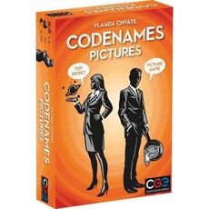 臺灣發貨-亞馬遜桌遊戲Codenames pictures行動代號 反人類牌益智卡牌, codenames pictures, 1個