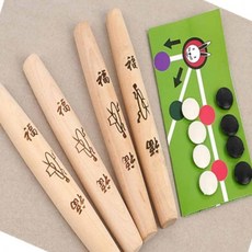 영운교재 윷놀이 세트 ( 민속 윷놀이 윷 윷가락 놀이, 1개