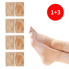 프렌지 뒤꿈치 보습패드 굳은살 각질 제거, 1+3, 2개입 (x 4세트)