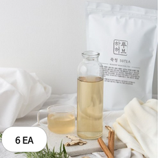 하루허브 쑥청차 대용량, 50g, 50개입, 6개