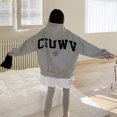 CLICK N ME NU 假兩件連帽休閒套裝