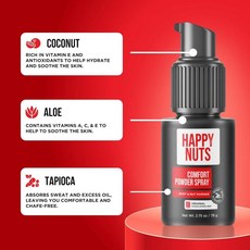 HAPPY NUTS 컴포트 파우더 스프레이 데오드란트 78g