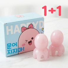 문어지지마 문어 괄사 두피 괄사 미니 문어 괄사 문어발 마사지, 소프트핑크, 1세트