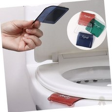 일상발견 변기뚜껑 손잡이 아이디어상품 청결용품 위생손잡이, 레드