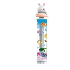 可愛青蛙造型兒童水槍玩具，透明水流可視，夏日戶外戲水必備, 小兔, 1個