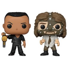Funko 팝 WWE 록 VS 맨카인드 피규어 2개입 233126, Pop Funko 팝 WWE 록 VS 맨카인드 피규어