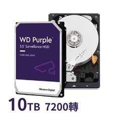 WD 監控硬碟 10TB SATA, WD101PURP