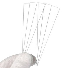 파티킬 25x100mm 유리 줄무늬 판 4pcs 실험실 유리 슬라이드 현미경 유리 슬라이드 광학 투명 유리 슬라이드 매끄러운 가장자리 고투명 균일 두께