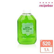 韓國 Recipe Box 韓兔兒童史萊姆入浴劑520ml（兒童沐浴/洗澡感統/全膚質都適用）, 1個, 綠色, 520ml