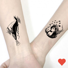 레터링 쇄골 현아 스티커 30장 마스크 판박이, K 타입