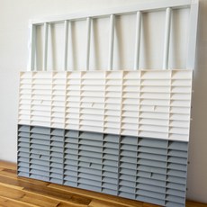 창문 방범창 가리개 특가할인 / 통풍 블라인드 창문 가림막 햇빛차단 사생활보호, 화이트 1개