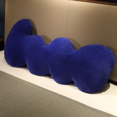 바디 필로우 모찌 베개 인조토끼털 직배송 대형 바디쿠션, 블루 토끼털