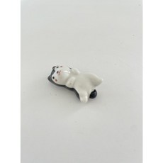 東昇瓷器餐具 黑色柴犬造型筷架, 1個, 黑色