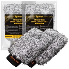 모터브 극세사 버블 워시미트, 혼합색상, 2개