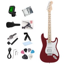 케이투엠 입문용 일렉 기타 G201, 레드, 1개