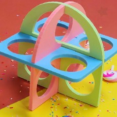 햄스터 놀이터 터널형 활동 공간 다층 구조 운동 기구 투명 플라스틱 사육 환경, 1개, 상세페이지 참조