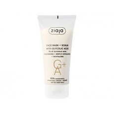 지아자 Ziaja GA+ 글리콜산 페이스 마스크 & 스크럽 55ml, 1개, 55g