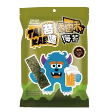 【苔嗑】香酥海苔醬燒口味36g/包，酥脆涮嘴，獨立包裝方便攜帶, 1個, 單包