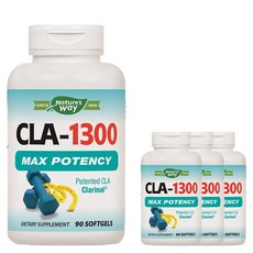 Nature's Way CLA-1300軟膠囊, 4個, 90 件