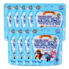 해호 로보카폴리 제로당 자일리톨 캔디 40g 100% 핀란드산 사은품, 9개