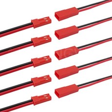 JST 2핀 하네스 커넥터 케이블 암+수 1조, 1개