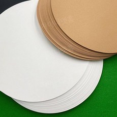 원형 도화지 용지 둥근 색종이 다용도 드로잉 판지 200매, 검은색 25cm(200매)