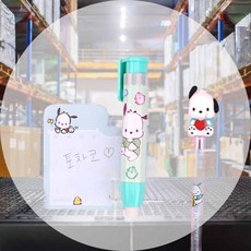 노크식 지우개 포차코 1p 홀더지우게 초등학생지우개 입학선물 노크지우개 누르는이레이저 졸업선물
